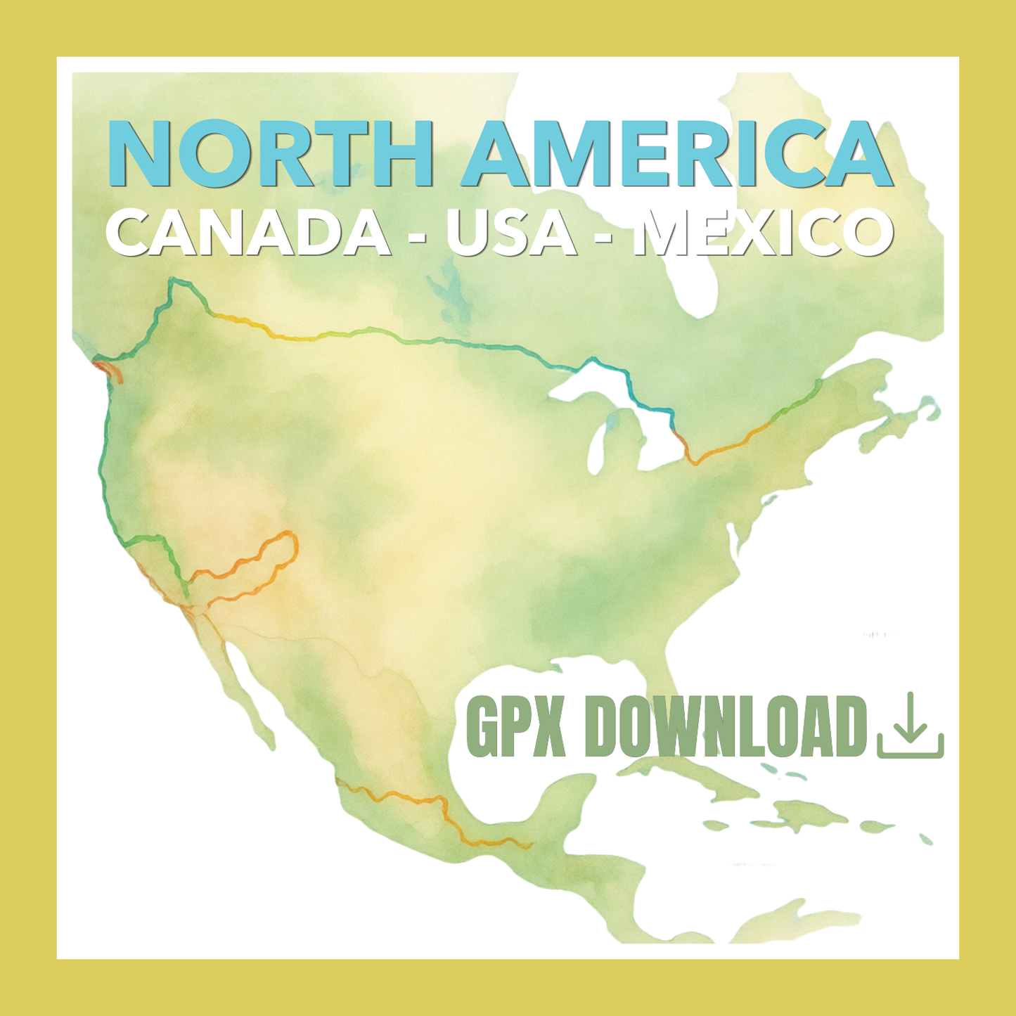 [Download] GPX Track Bundle: Nordamerika